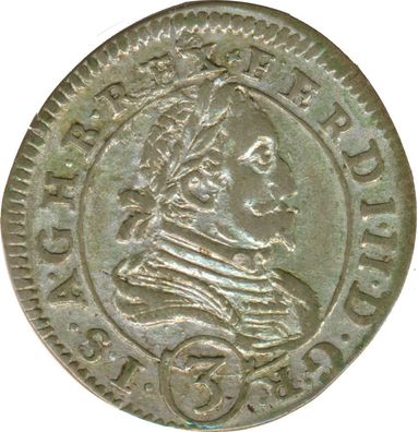 Österreich 3 Kreuzer 1626 Ferdinand II. Silber*