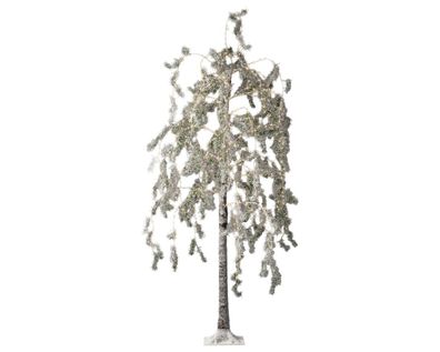 Micro LED Baum d80h180 cm grün/warmweiß Lumineo