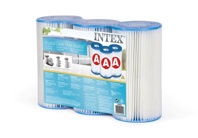 Filterpatrone A Tri Pack Schrumpfschlauch mit Litho Pool Artikel Intex