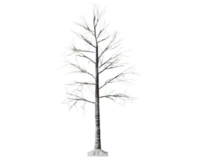 LED Baum d100h150 cm braun/warmweiß Lumineo