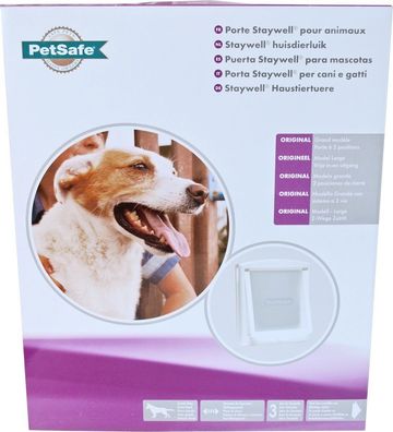 PetSafe Haustiertür Nr. 760 weiß/transparent PetSafe Gebr. de Boon