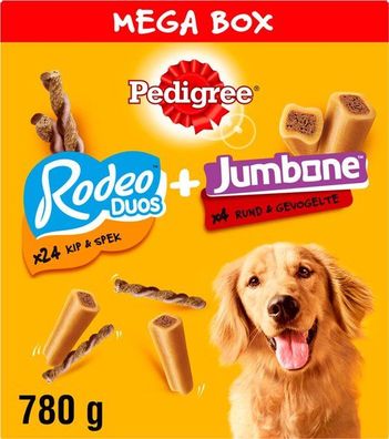 Megabox Rodeo & Jumbone Hundesnacks Pedigree