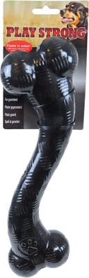 Play Strong Gummi S Knochen 30 cm schwarz Play Strong Gebr. De boon