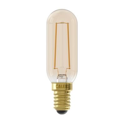 LED Vollglas Leuchtstoffröhre Modell 220 240V 3.5W 250lm E14 T25x85 Gold 2100K Dimm