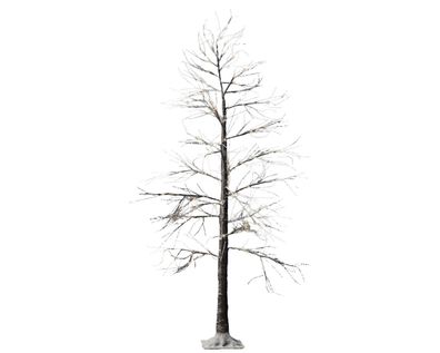 LED Baum d110h210 cm braun/warmweiß Lumineo