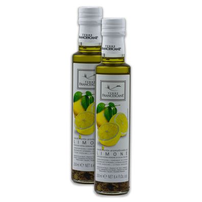 Food-United Zitronen-Öl 2x250ml Premium Speiseöl TERRE Francescane aus Italien