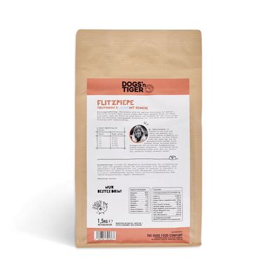 Dogs'n Tiger Katze Flitzpiepe 6 x 1,5 kg (12,21€/kg)