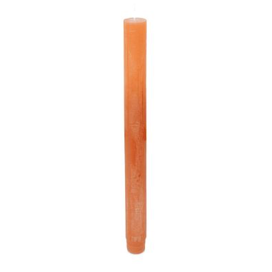 Abendessen Kerze rustikal 8h x12 orange Spaas