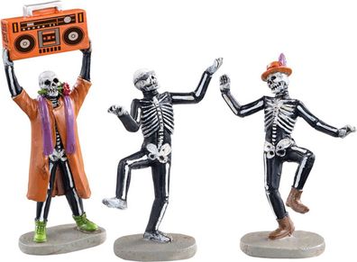 Jitterbones Tanzparty 12x4x20 cm 3tlg. Halloween Lemax