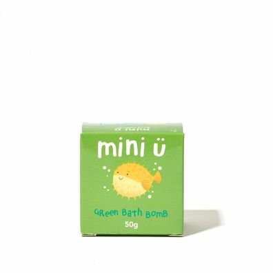 Mini-U Einzelne grüne Badebombe 50 g