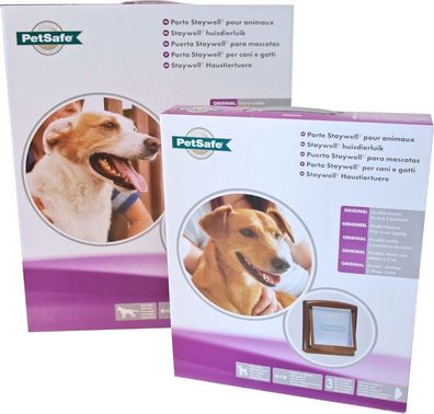 PetSafe Haustiertür Nr. 755 braun/transparent PetSafe Gebr. de Boon