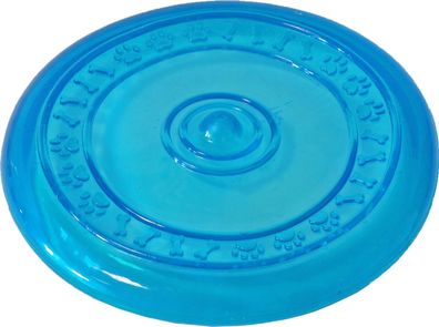 Hundespielzeug Frisbee 23 cm schwimmend blau Play Fun Dog Gebr. De boon