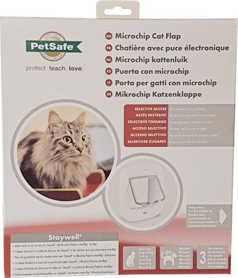 PetSafe Mikrochip Katzentür weiß PPA19 16145 PetSafe Gebr. De boon