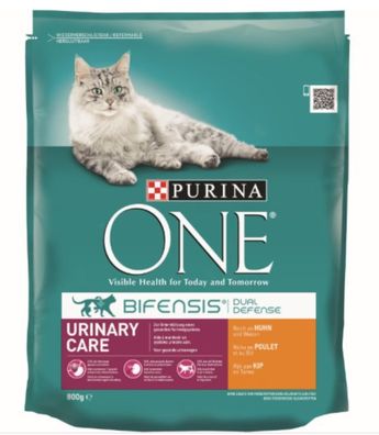 Katzenfutter one urinary care reich an Huhn & Weizen kibble 800 gr Purina