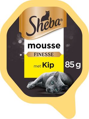 Finesse Mousse Huhn Katzenfutter 85g Sheba