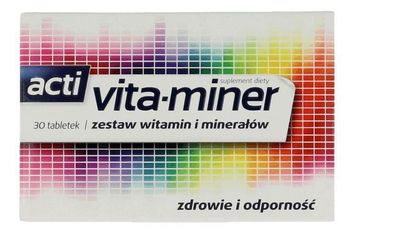 Vita-miner Akti, 30 Tabletten - Multivitamin & Mineralien