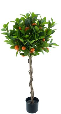 Orangenbaum Sevilla im Topf orange 90 cm Kunstblume Nova nature