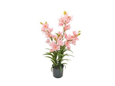 Cymbidium Kunstpflanze 80 cm, rosa Buitengewoon de boet