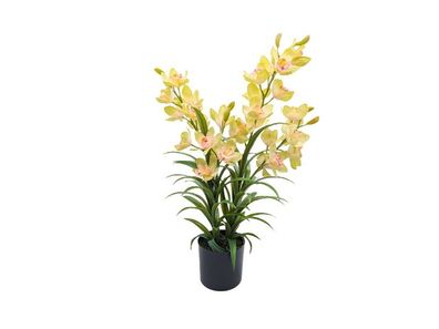 Cymbidium Kunstpflanze 80 cm, grün Buitengewoon de boet