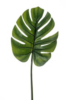 Monstera Blatt 73 cm Kunstblume Seide Fake Blume Emerald