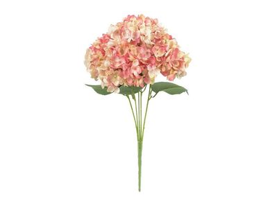 Künstliche Blume Hortensie 47 cm, rosa/weiß Buitengewoon de boet