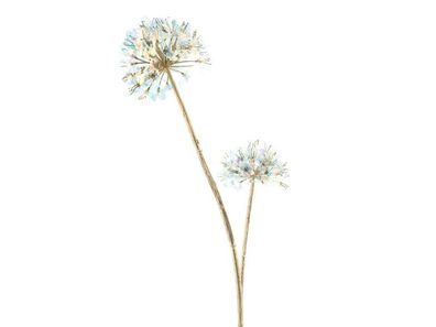 Künstliche Blume Allium holographische Creme, 78 cm Hortus