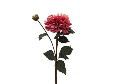 Künstliche Blume Dahlie 61 cm, altrosa Buitengewoon de boet