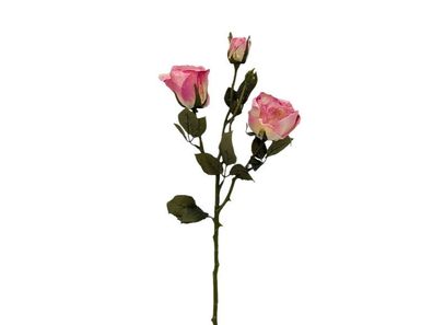 Künstliche Blume Rose 53 cm, rosa Buitengewoon de boet