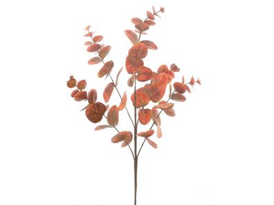 Künstlicher Zweig Eukalyptus monica orange, 63 cm Hortus