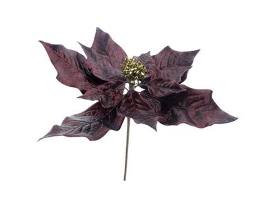 Künstliche Blume Weihnachtsstern rot, 64 cm Hortus