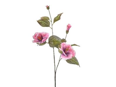 Künstliche Blume Hibiskus rosa, 100 cm Hortus