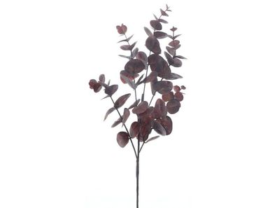 Künstlicher Zweig Eukalyptus monica rot, 63 cm Hortus