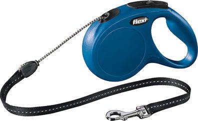 Rollleine Classic Schnur M 5 Meter blau Flexi