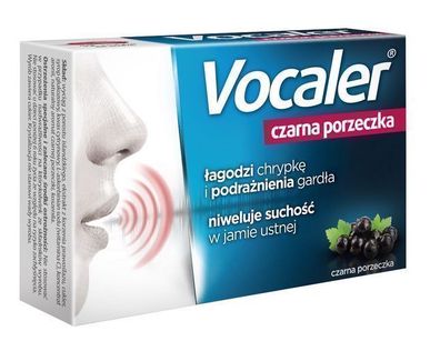 Vocaler Schwarze Johannisbeere, 12 Pastillen zur Stimmreinigung