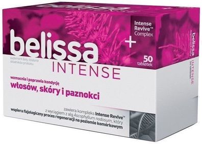 Belissa Intense, 50 Tabletten - Unterstützt Haut, Haare, Nägel