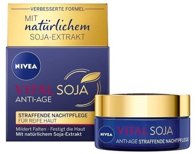 Nivea Anti-Aging Nachtcreme, 50ml - Hautregeneration