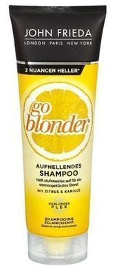 John Frieda Blond Shampoo, 250ml Pflege fér strahlend blondes Haar