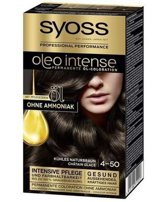 Syoss Oleo Intense - Natérliche Braun-Haarfarbe, 115 ml