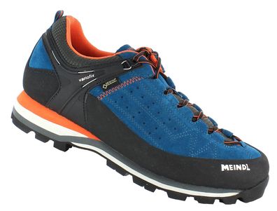 Meindl Literock GTX blau/orange Zustiegsschuhe - Größe: UK 11,5 - EU 46,5