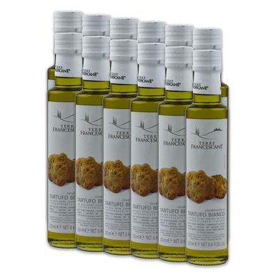 Food-United Trüffel-Öl weiß Premium Speiseöl TERRE Francescane 12x 250ml