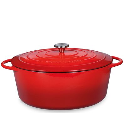 Küchenprofi Bratentopf oval, 35 cm classic red 402000435