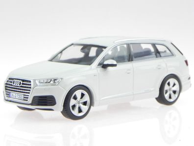 Audi Q7 Typ 4M 2015 gletscher weiss Modellauto Minimax 1:43