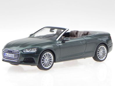 Audi A5 Cabrio 2017 Gotland grün Modellauto 5333 Spark 1:43