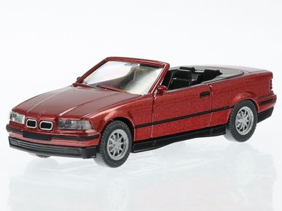 BMW e36 325i Cabrio rot metallic Modellauto 19401 Wiking 1:87