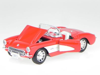 Chevrolet Corvette C1 Cabrio rot Modellauto 29393 Welly 1:24