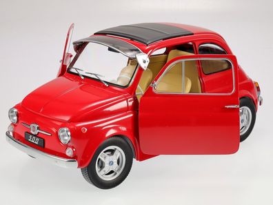 Fiat 500 F rot Custom Tuning Modellauto 120061 KK-Scale 1:12