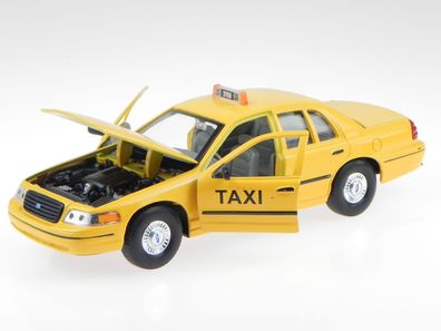Ford Crown Victoria New York Taxi Modellauto 22082 Welly 1:24