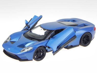 Ford GT blau Modellauto 24082 Welly 1:24