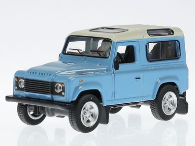 Land Rover Defender 90 hellblau-weiss Modellauto 452027500 Schuco 1:64