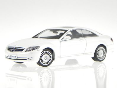 Mercedes C216 CL 500 weiss Modellauto AutoArt 1:43